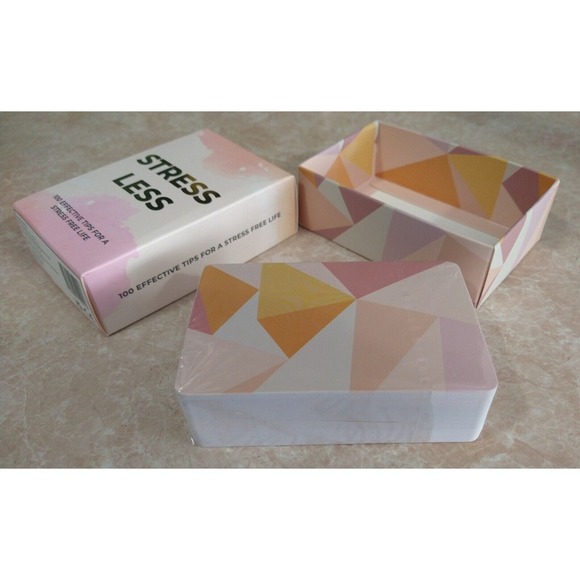 100 tips for a Stress Free Life CARDS -‎ Gift Republic calm your mind Mindful - Picture 3 of 5